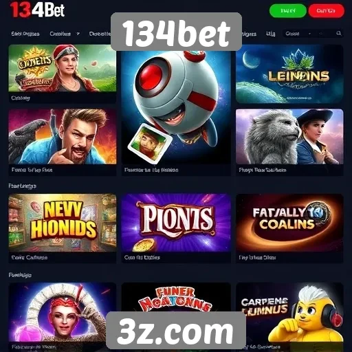 Análise das opções de jogos disponíveis no 134bet
